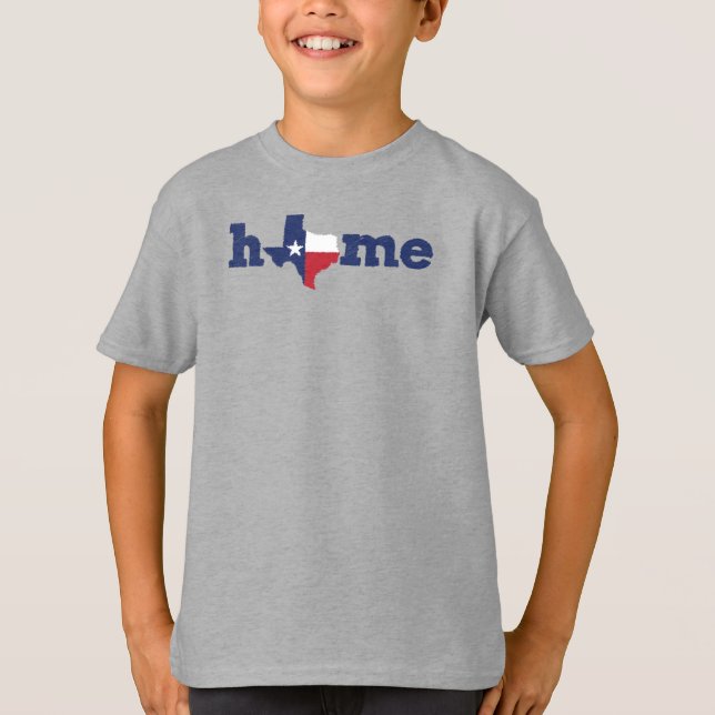 Texas Home - Lone Star State T-Shirt (Front)