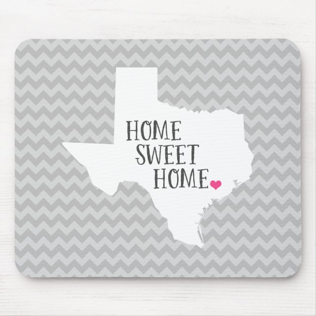 Texas Home State Chevron Mouse Pad (Front)