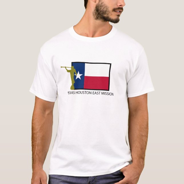 TEXAS HOUSTON EAST MISSION LDS CTR T-Shirt (Front)