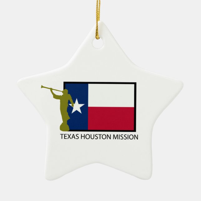 TEXAS HOUSTON MISSION LDS CTR CERAMIC ORNAMENT (Front)