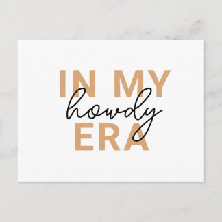 Texas Howdy Era Postcard