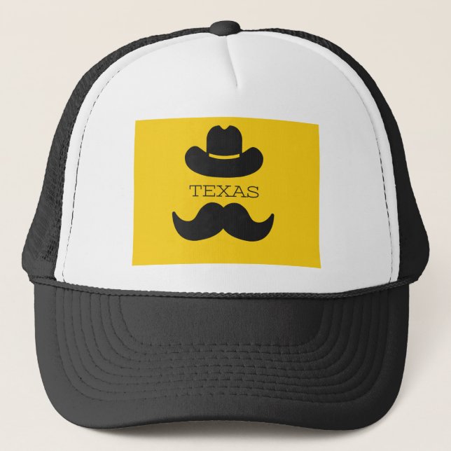 Texas in yellow trucker hat (Front)