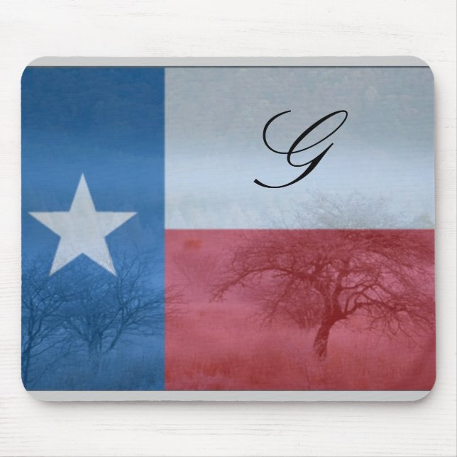 Texas Initialled Mousepad (Front)