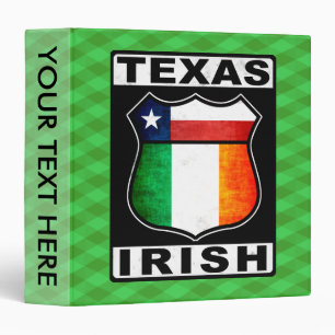 Texas Irish American Binder