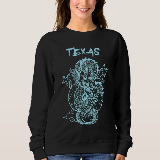 Texas Japanese Dragon Sweatshirt (Front)
