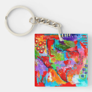 Texas Key-chain by Shelly Jones Keychain