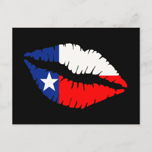 Texas Lips Postcard