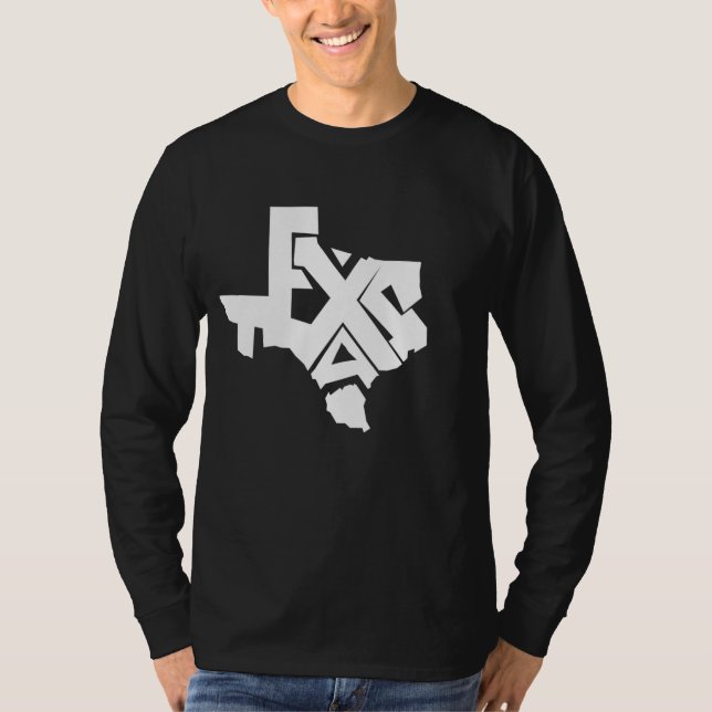 Texas Live Without Limits, Texas lover , Texas Map T-Shirt (Front)