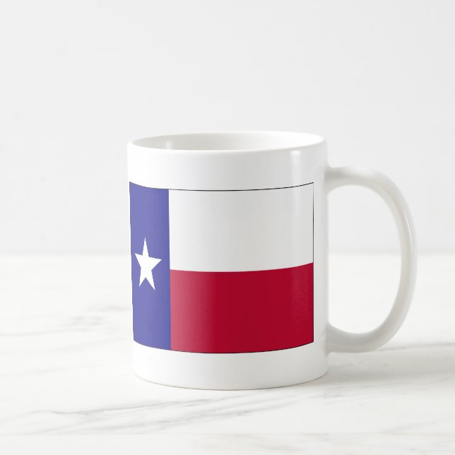 Texas Lone Star Flag Coffee Mug (Right)