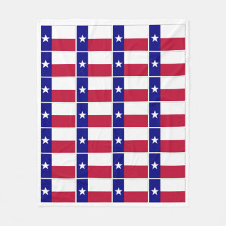 Texas Lone Star Flag Fleece Blanket