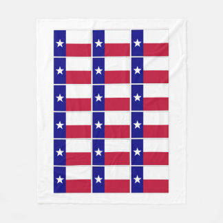 Texas Lone Star Flag Fleece Blanket