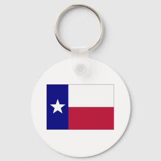 Texas Lone Star Flag Keychain