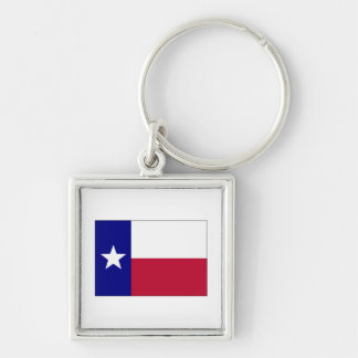 Texas Lone Star Flag Keychain