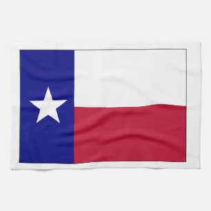 Texas Lone Star Flag Kitchen Towel
