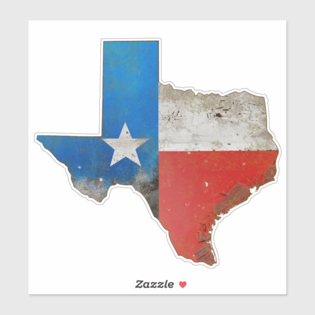 Texas, Lone Star, Flag, Map (Sheet)