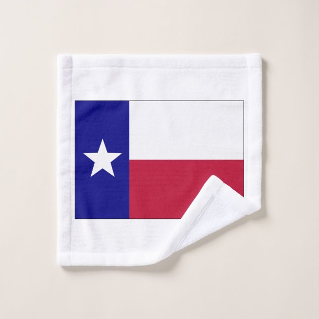 Texas Lone Star Flag Wash Cloth (Wash Cloth)