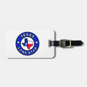 Texas Lone Star Luggage Tag