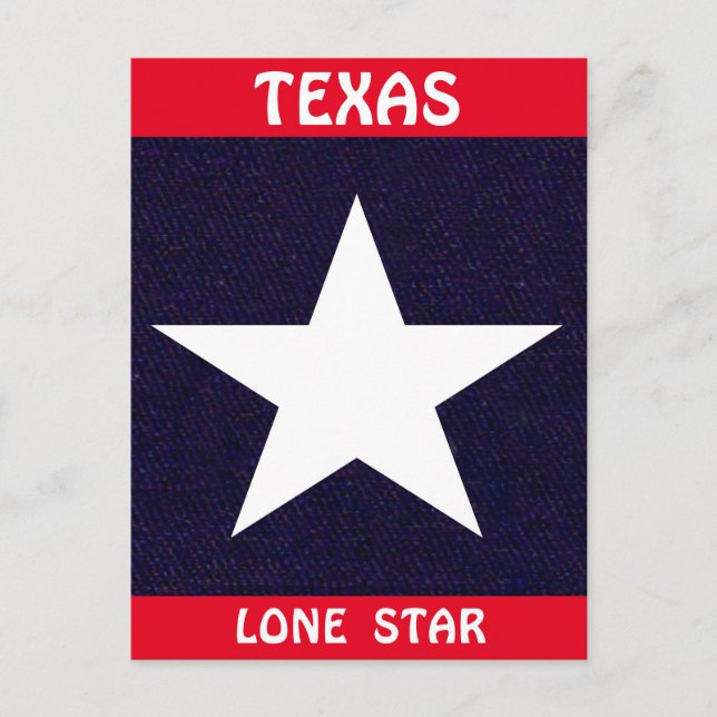 Texas Lone Star Postcard (Front)