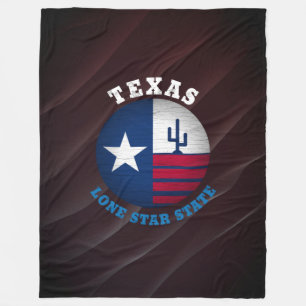 TEXAS LONE STAR STATE FLAG FLEECE BLANKET