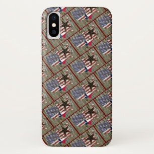 Texas Lone Star State Flag Map Case-Mate iPhone Case