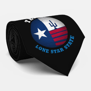 TEXAS LONE STAR STATE FLAG TIE