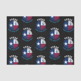 TEXAS LONE STAR STATE FLAG TISSUE PAPER