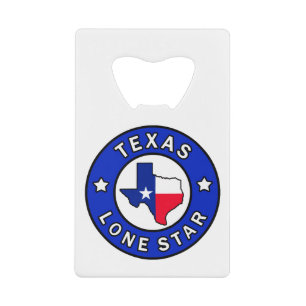 Texas Lone Star Wallet Bottle Opener