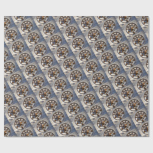 Texas Lone Star  Wrapping Paper