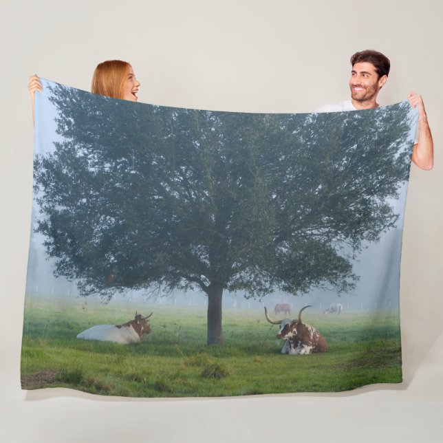 TEXAS LONG HORNS FLEECE BLANKET (In Situ)