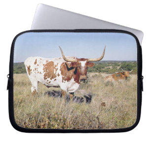 Texas Longhorn Breed (photo) Laptop Sleeve