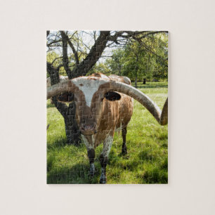 Texas Longhorn Bull Jigsaw Puzzle