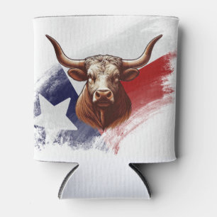 Texas longhorn cow can cooler