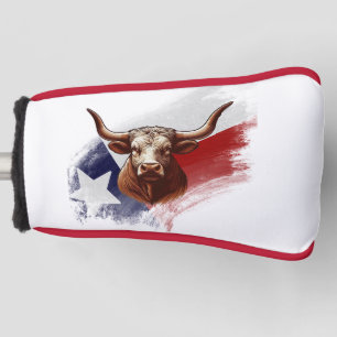 Texas longhorn cow golf head cover