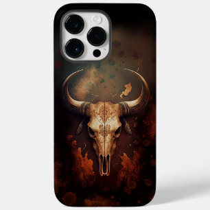Texas Longhorn Cow Skull Rustic Case-Mate iPhone 14 Pro Max Case