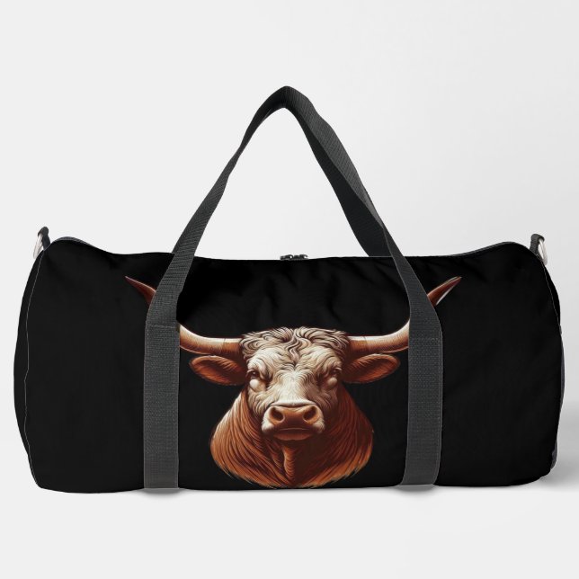Texas Longhorn Duffle Bag (Front)