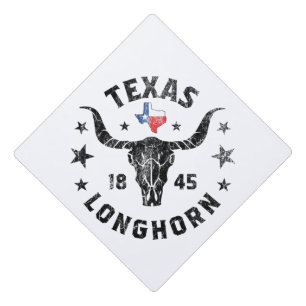Texas Longhorn for Fans Graduation Cap Topper