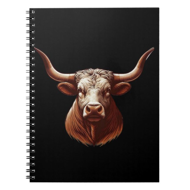Texas Longhorn Notebook (Front)