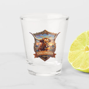 Texas Longhorn Shot Glass