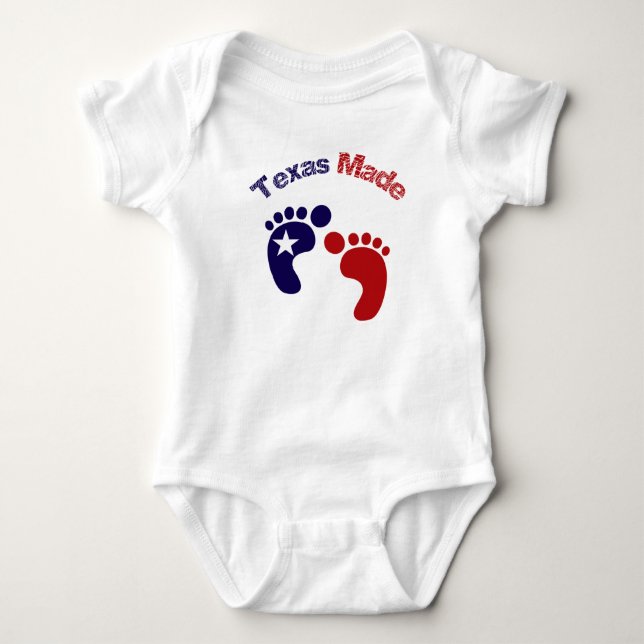 Texas Made Baby Bodysuit (Front)