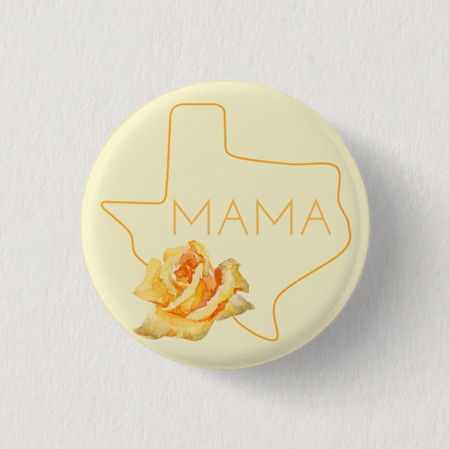 Texas Mama and Texas Mom Button (Front)