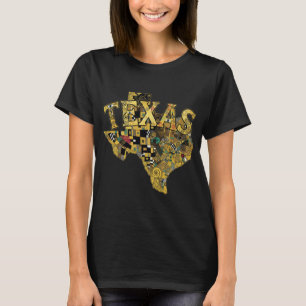 Texas Map and Text T-Shirt