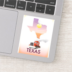Texas Map Big Rig