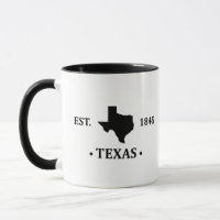 Texas map black the lone star state