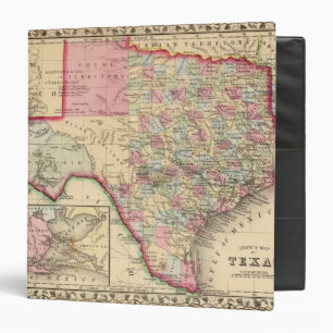 Texas Map by Mitchell Binder