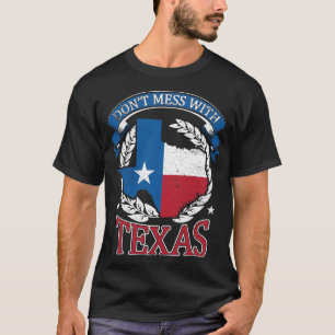 Texas Map, Don’t Mess With Texas T-Shirt