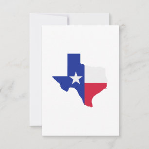 Texas map flag