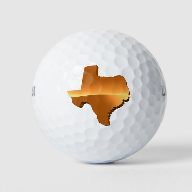 TEXAS MAP GOLF BALLS (Front)