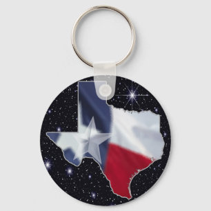 Texas Map Keychain