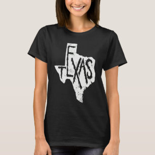 Texas Map Outline State of USA T-Shirt