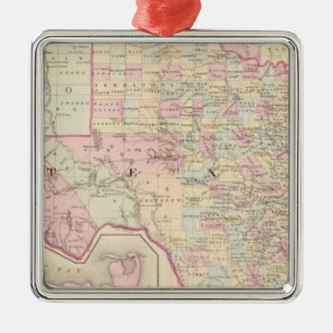 Texas Metal Ornament